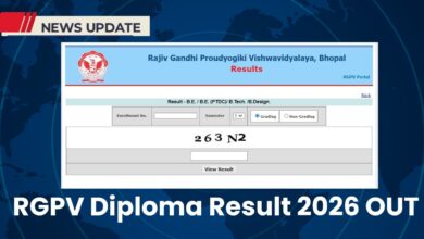 RGPV Diploma Result 2026 OUT